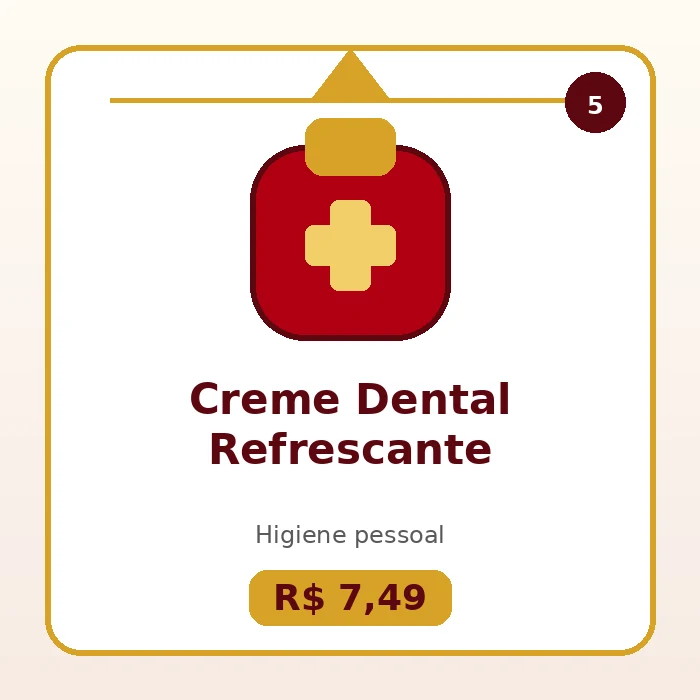 Creme Dental Refrescante